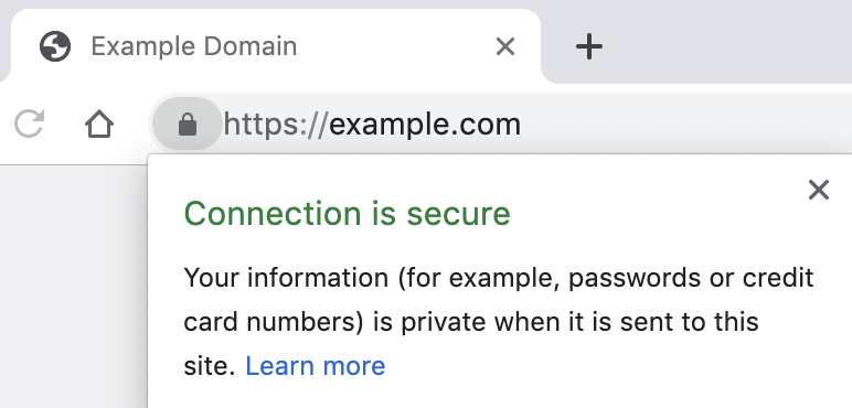HTTPS example.com